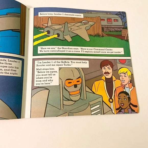 Vtg 1984 Go  Bots On Earth Golden Super Adventure Book - Picture 12 of 16